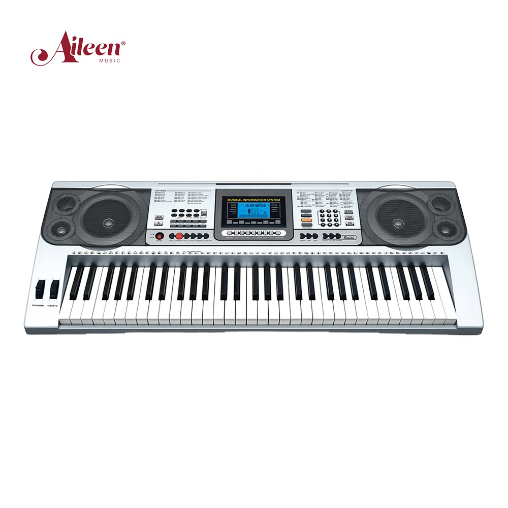 AileenMusic 61-Key Simulation Piano Keyboard LCD Display Musical Electronic Organ(EK61222)