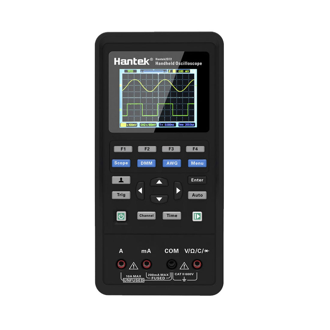Hantek2C42 40 МГц 2CH + DMM 125MSa/s Ручной осциллограф