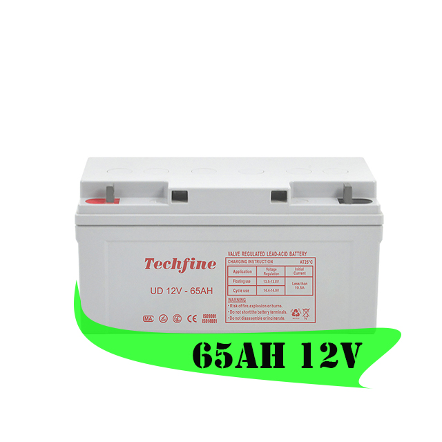 Deep cycle 65amp 12volt gel lead acid battery 65ah for solar system