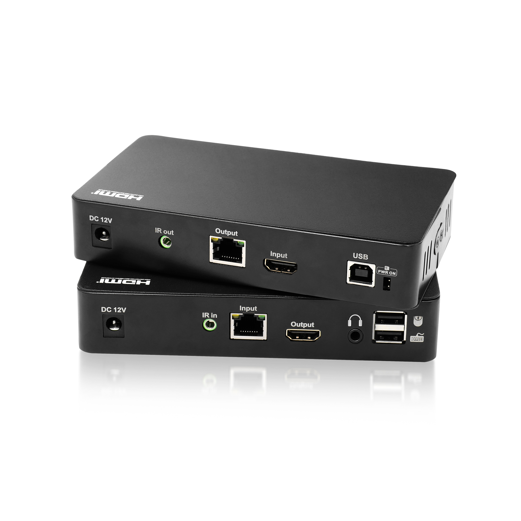 USB 2,0 4K @ 30 Гц YUV 4:2:2 поддержка EDID 100 м HDMI KVM аудио удлинитель для головок