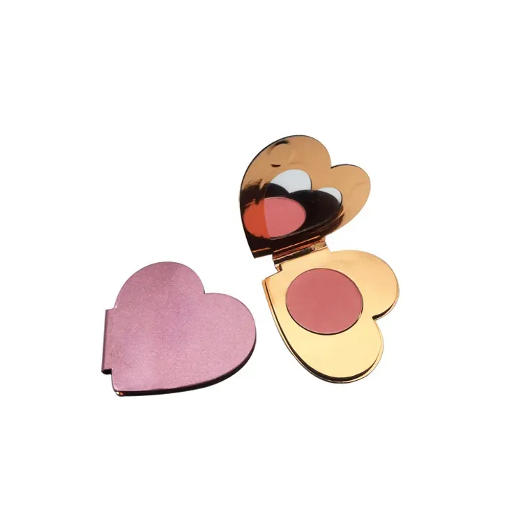 OEM натуральная индивидуальная палитра румян фирменная Марка Косметика в форме сердца Румяна для макияжа