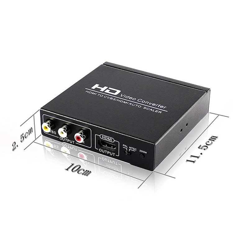4K @ 30 Гц HDMI К AV конвертер, HDMI к RCA Cvbs Композитный адаптер Поддержка 1080P HDMI