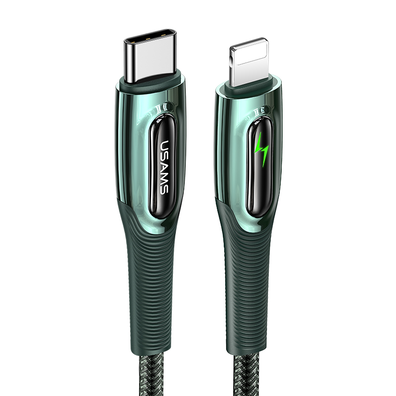 USAMS SJ518 charger cable Type-C To Lighting power cable Fast Charging Cables 1.2M for iphone 13
