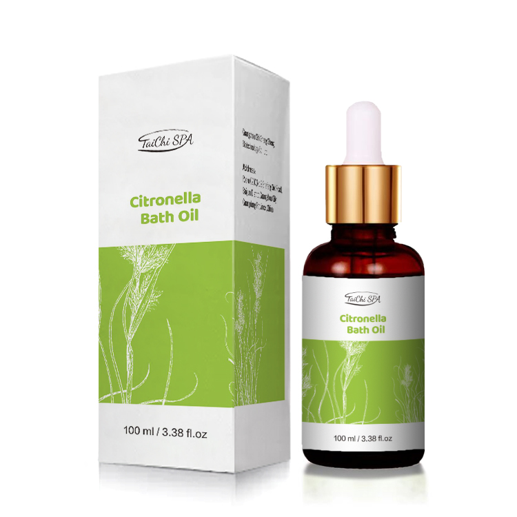 OEM/ODM Высококачественное масло для спа-ванны Citronella Relax 100 мл, высококачественное органическое чистое натуральное терапевтическое увлажняющее масло для тела