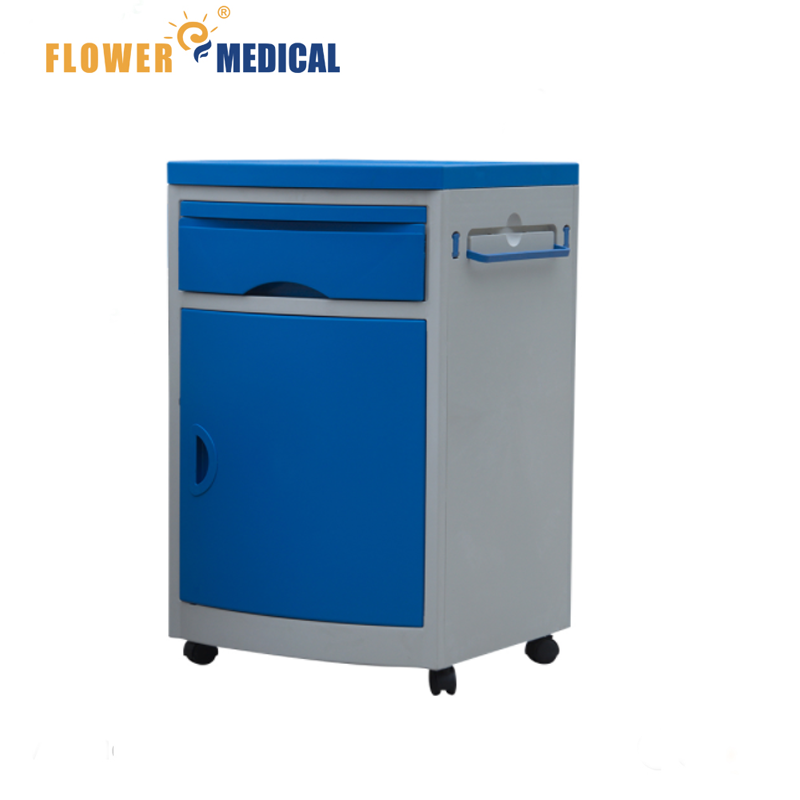 China Manufacturer Hospital Furniture Abs Bedside Table Cabinet For Sale