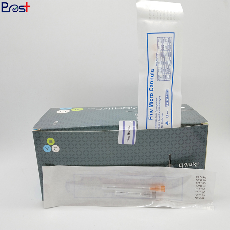Aoto Sterile Microcannula Fine Micro Cannula 16g 50mm Factory Price 22g 70mm Blunt Needle With Best Quality