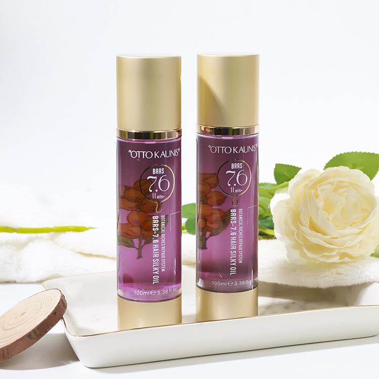 Custom Private Label Organic Argan Oil Rose Hair Silky Oil Paraben Free Silky Hair Oil Soft and Smooth Hair For Women
