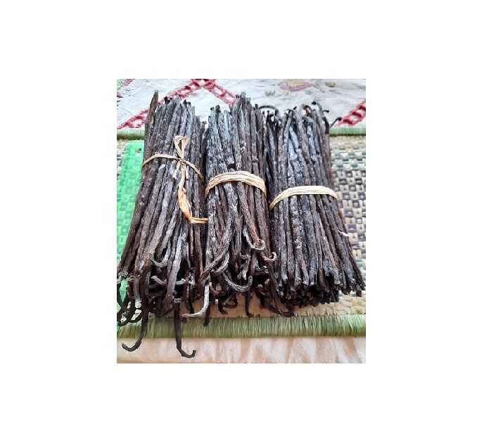Wholesale Madagascar Bourbon Gourmet Organic High Quality Black Vanilla Beans 16 ~ 20 cm