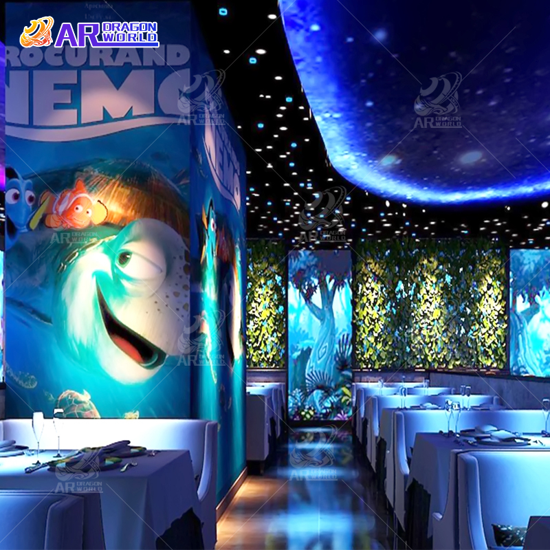 Indoor Immersive Interactive Projection System Interactive Projection Wall and Floor Display Solution