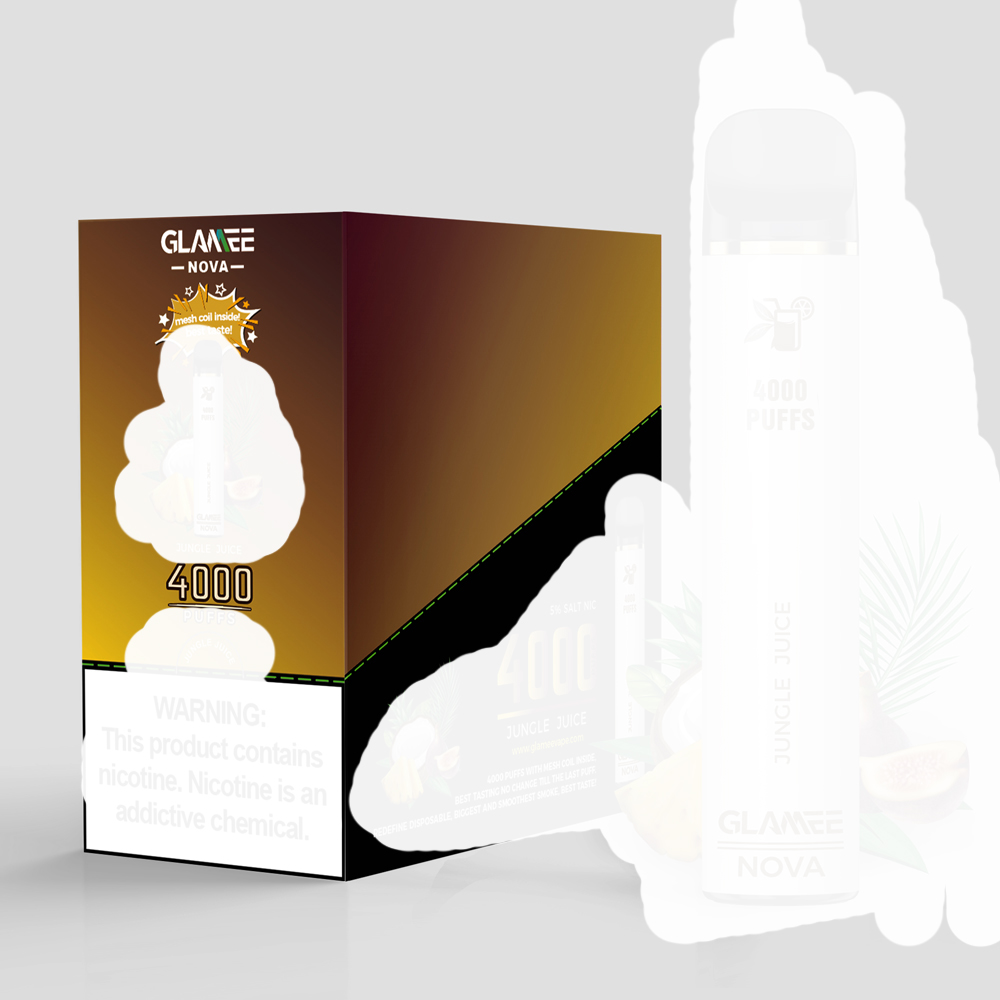 Vape Package Product Glamee Nova with FREE Shipping 4000 25 hot selling colors from original factory glamee