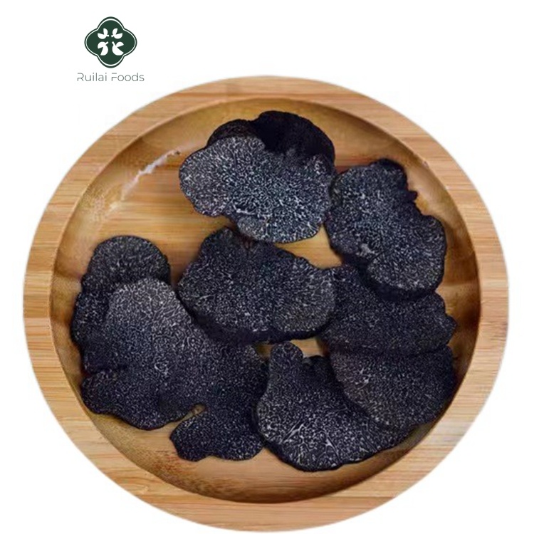 China healthy mushroom forest wild edible Sliced black truffle mushroom fungus dried black truffle mushroom