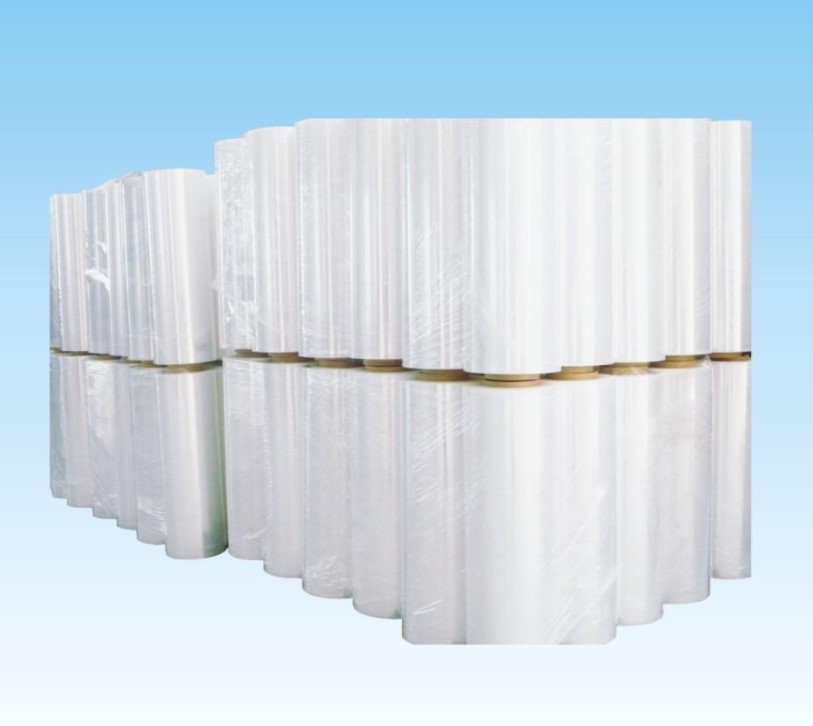 Zhangjiagang 510mm 0.08mm transparent PE heat shrink wrapping packing film