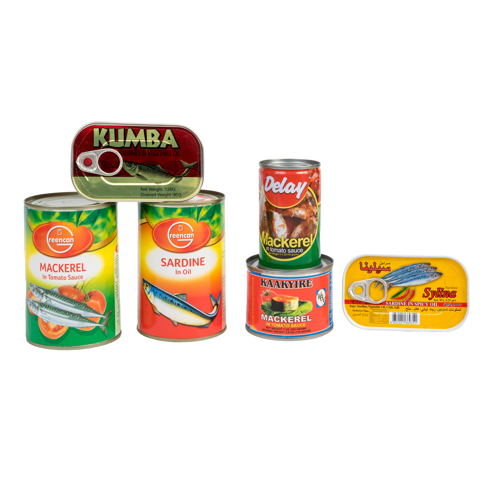 canned food Canned Sardine in 125g canned mackerel 425