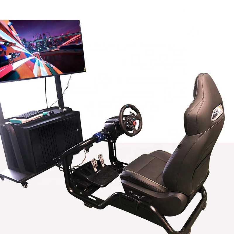 Besirui High Speed Arcade Machine Kids Electronic Racing Game Customized F1 Driving Car Simulator