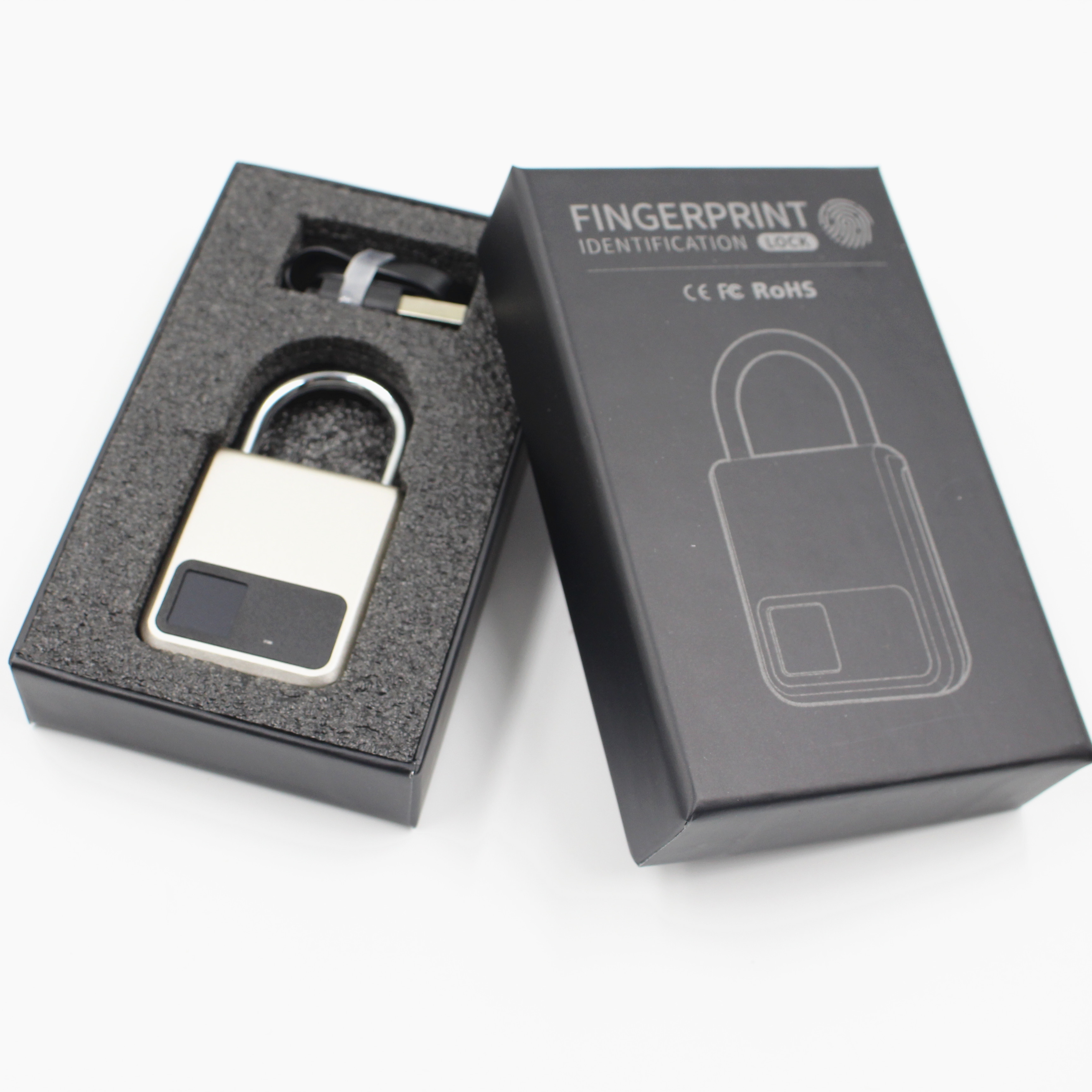 Square Biometric Quick Smart Electronic Padlock