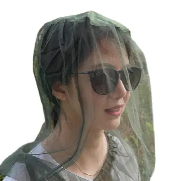 Outdoor Camping Mosquito Repellent Hat Face Netting Bug Insects Gnats Biting Midges Head Net