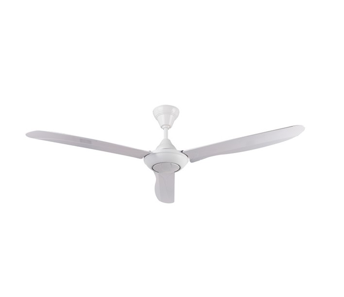 56 Inch Black Living Room Ceiling Exhaust Fans Modern Plastic Fan Blade DC Led Ceiling Fan