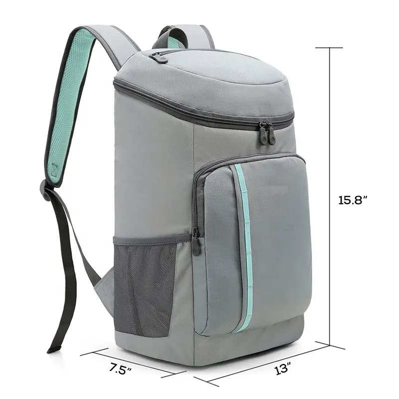 Cooler Backpack 30 Cans Lightweight Insulated Backpack Cooler Leak-Proof Soft Cooler Bag Large Capacity for Picnics