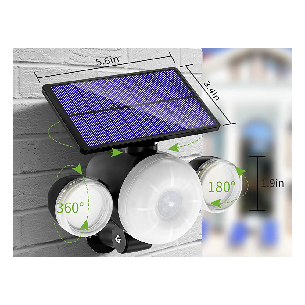Solar Sensor Lights Outdoor, Motion Security Lights Solar Wall Lights(4 PACK)