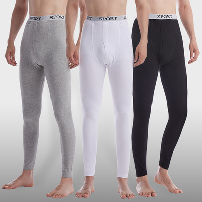 Wholesale 2021 Amazon New Long Johns For Men Thermal Underwear Men's Long Trousersr Cotton Mens Long Johns