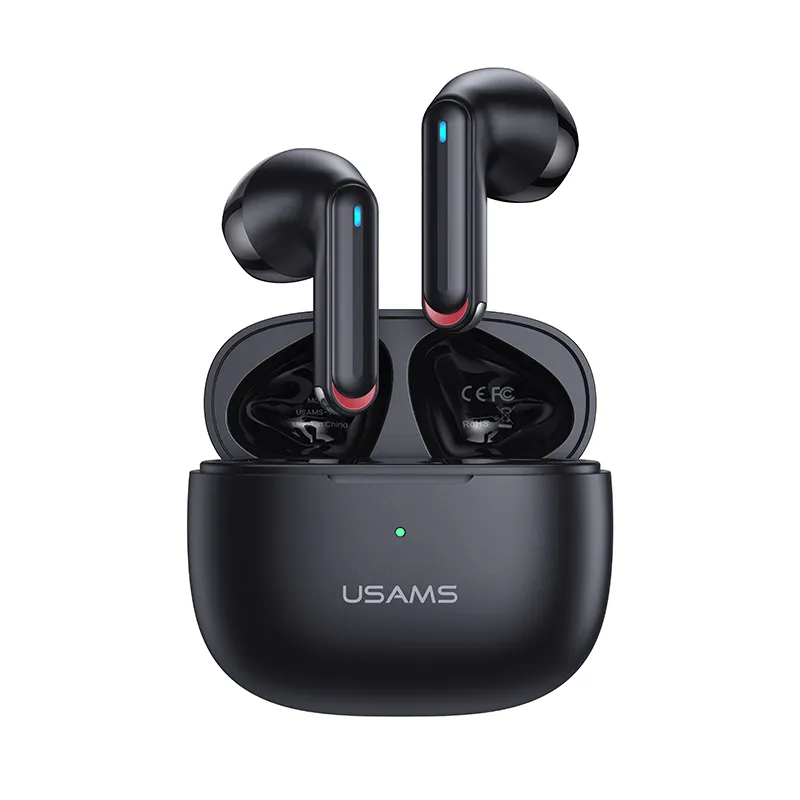 USAMS 2022 new products earphone wireless tws type-c earphones ENC noise cancelling gaming earphones