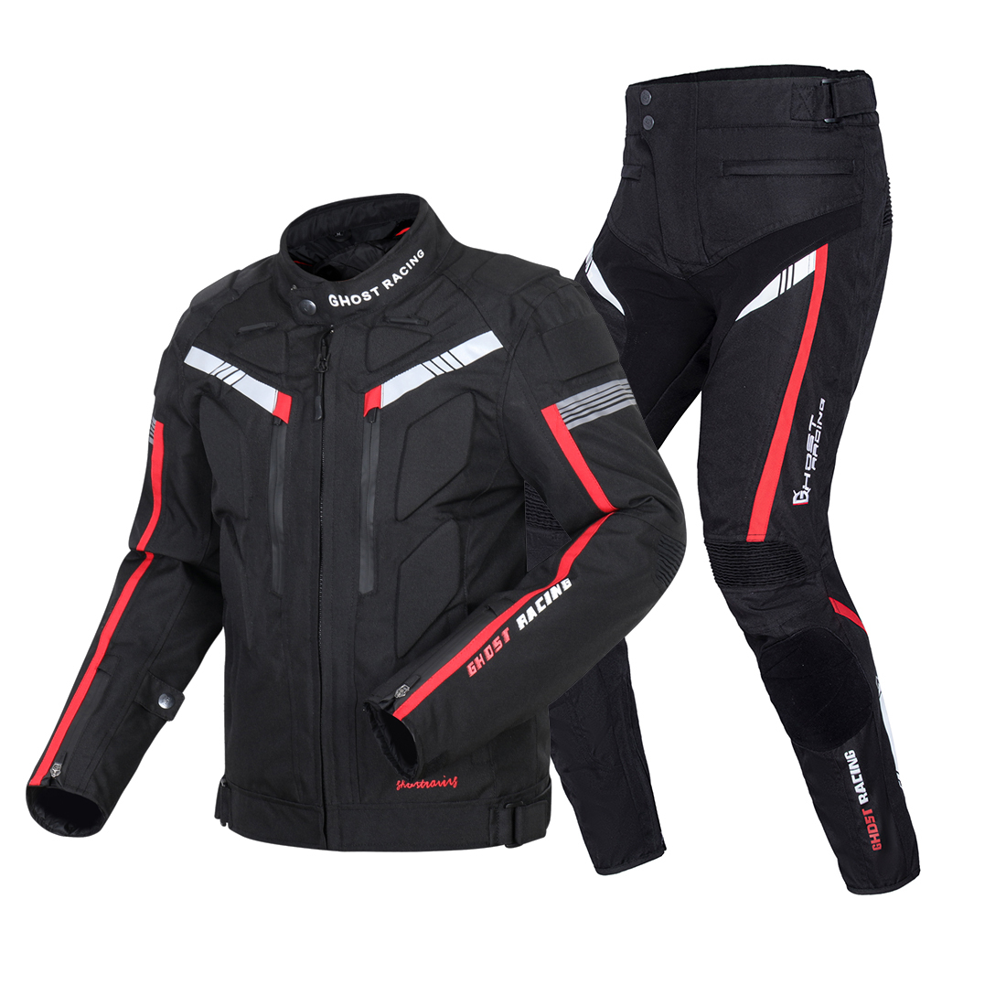 GHOST RACING Motorcycle Jacket Protective Gear Motorbike Riding Moto Jacket Waterproof Windproof Moto Clothing Motorcycle Suits