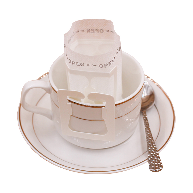 High quality disposable empty Paper Bag hanging ear drip coffee filter bag