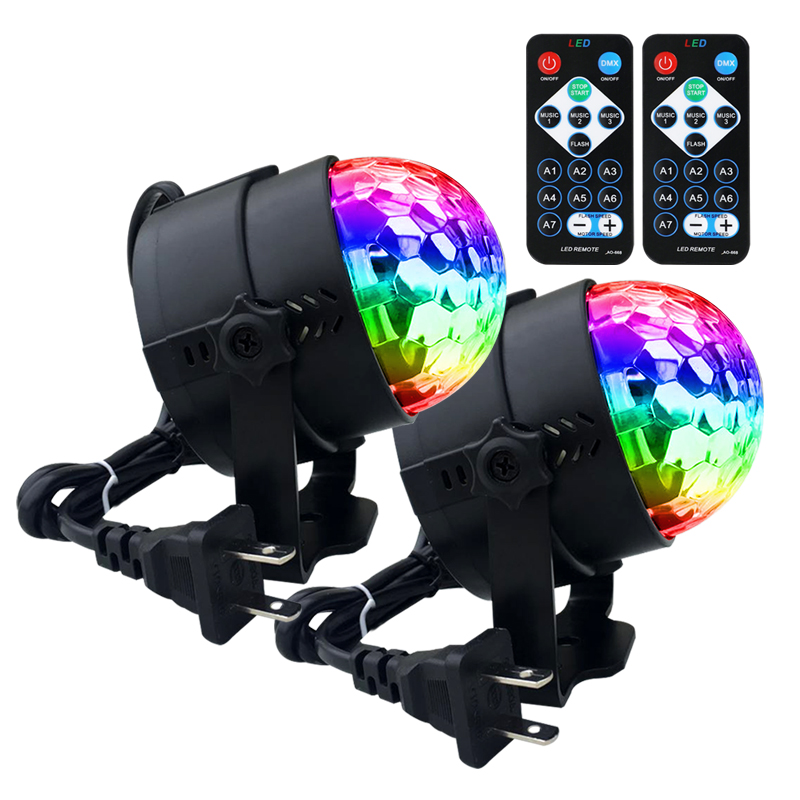 YSH мини RGB светодиодный Кристаллический волшебный шар, сценический эффект, осветительная лампа, лампа для вечеринки, дискотеки, клуба, DJ, световое шоу, Lumiere, украшение для дома, шар