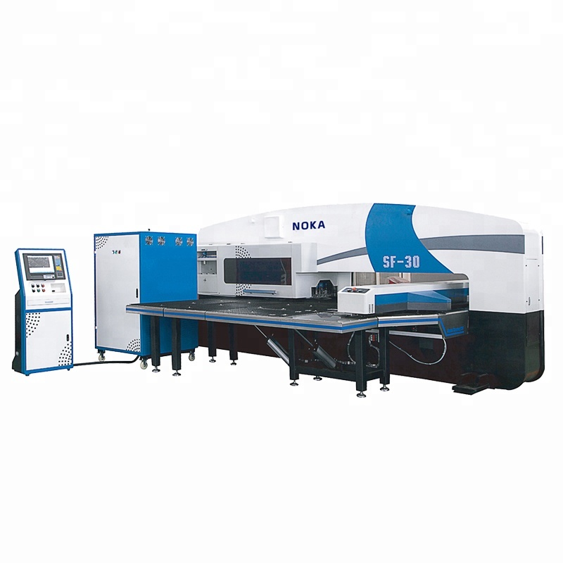 CNC Turret Punching Press Machinery Used for Metal Sheet