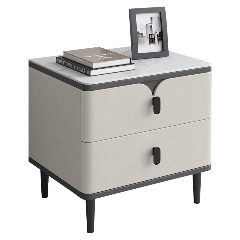 Design Modern White Storage Drawer Bedside Table Home Furniture Nordic Bedside Table Cabinet Nightstand