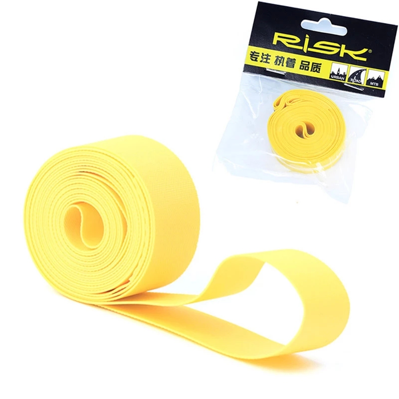 2pcs Bicycle Tire Liner Cycling PVC Puncture Proof Belt MTB Road Bike Protection Pad Nylon Anti-Puncture Tyre Protector Tape