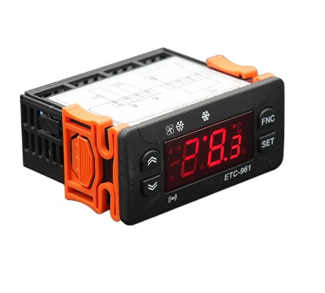 Etc-961 регулятор температуры пресс цена 230V ЖК-дисплей регулятор для холодильных камер Черный регулятор температуры на светодиодах повышенной холодильное цифров Tem