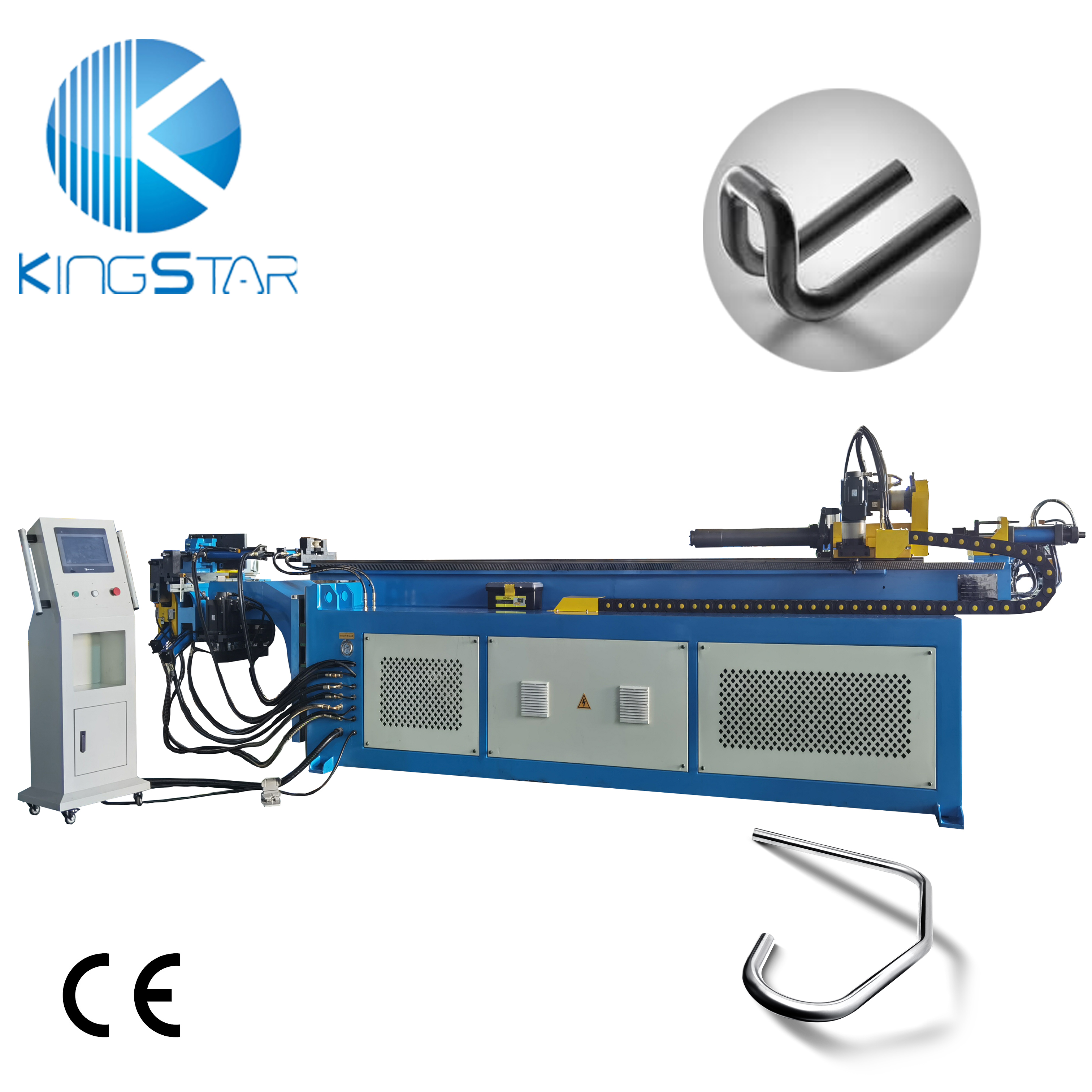 Automatic CNC Pipe and Tube Bending Machine with High Accuracy Exhaust Pipe Bending Machine Aluminum Iron Bending Machine