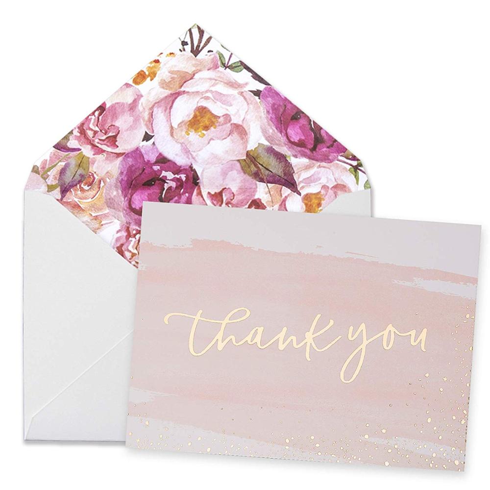 Custom waterproof thank you for supporting my small business cards