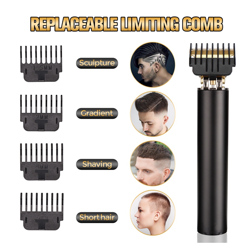 Mens Electric Hair Carving Trimmer Clippers Tools Professional Hair Trimmer Rechargeable Hair Clipper