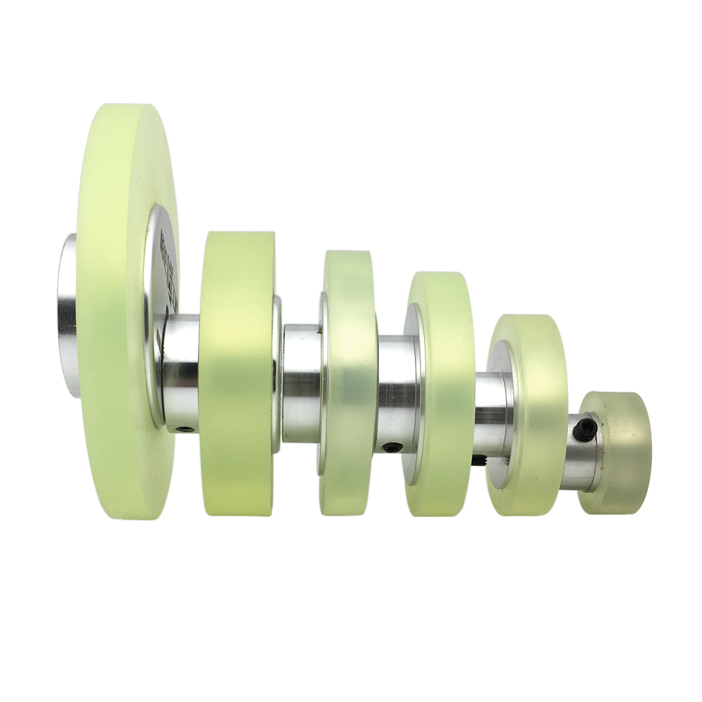 OEM custom pu rubber wheels diameter 25 - 40mm