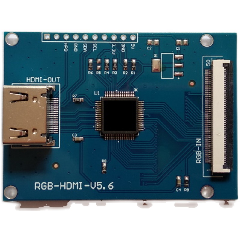 RGB in, плата контроллера HDMI-out LCD