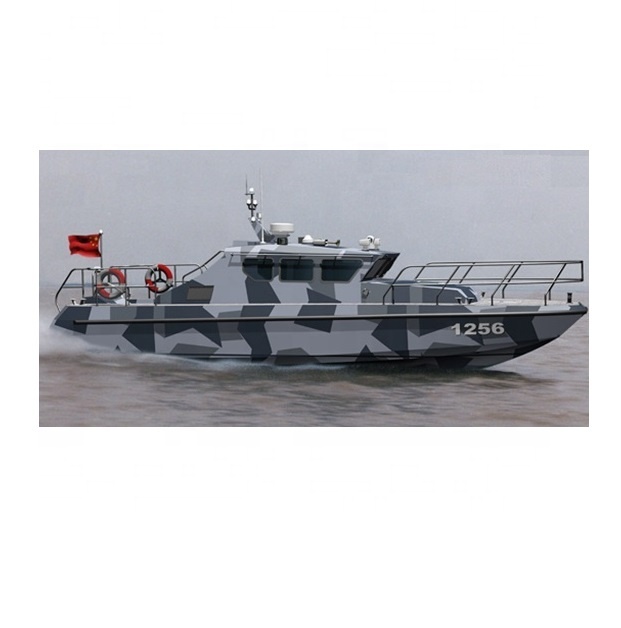 Алюминиевая высокоскоростная морская и речная патрульная лодка Grandsea 13 м для продажи