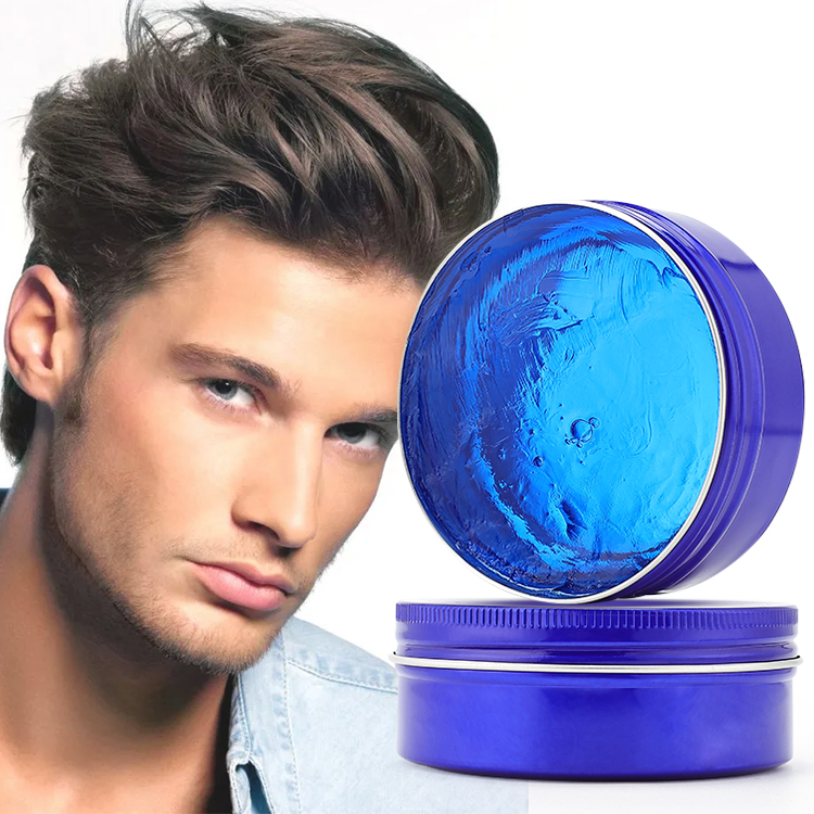 Private Label Muti-styles Natural Organic Strong Hold Edge Control Hair Pomade Gel Hair Styling Products Hair Wax For Men