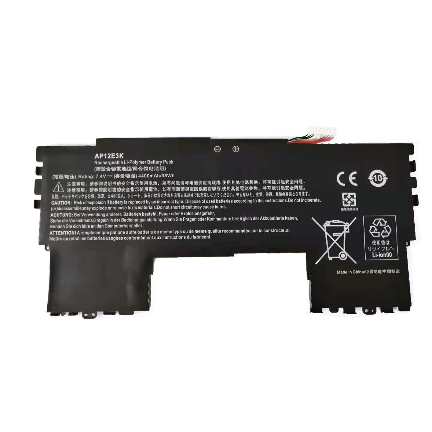 AP12E3K 11CP5/42/61-2 OEM/ODM replacement laptop battery for Acer Aspire S7 Series Notebook battery   Li-polymer Battery