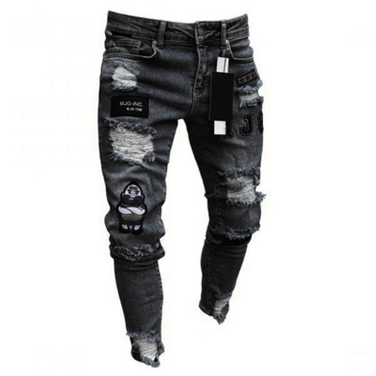 2021 Factory Direct Supply Designer Men Jeans Wholesale Men Pants Men's Clothing Ripped Jeans