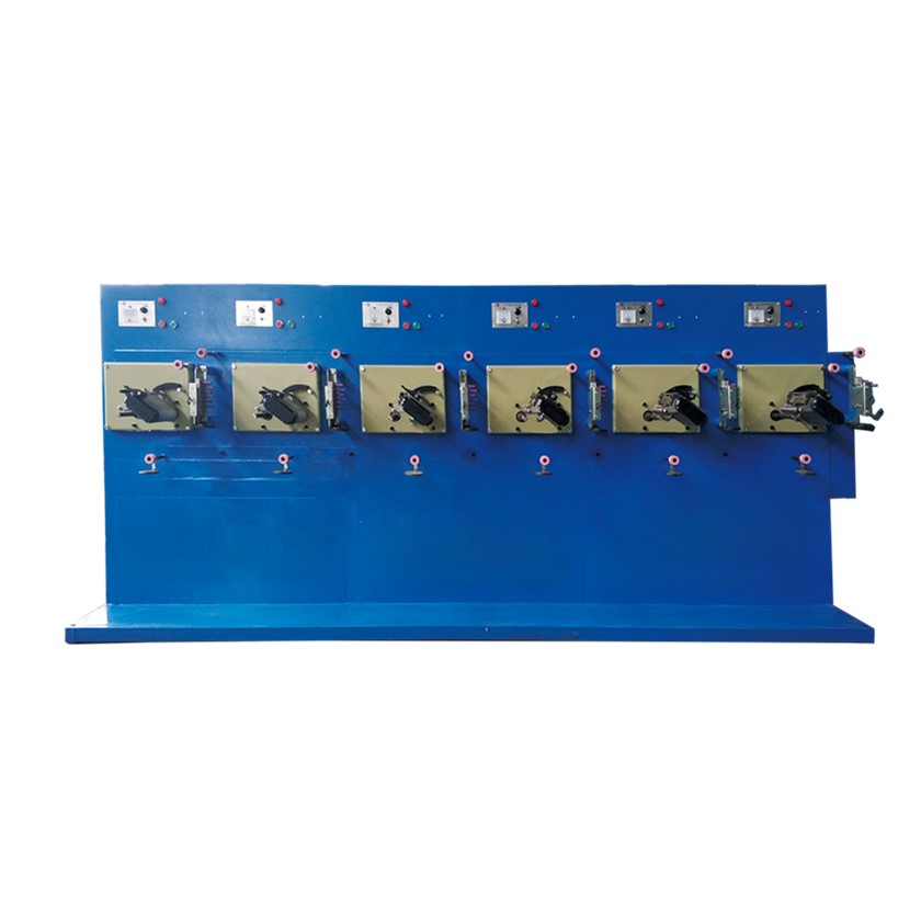 Ropenet Easy operation Six heads spool winder for winding yarns twines into spool shape