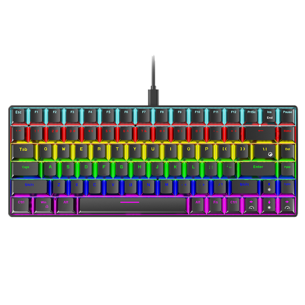 Проводные механические игровые клавиатуры с RGB подсветкой для планшетов и телефонов Macs
