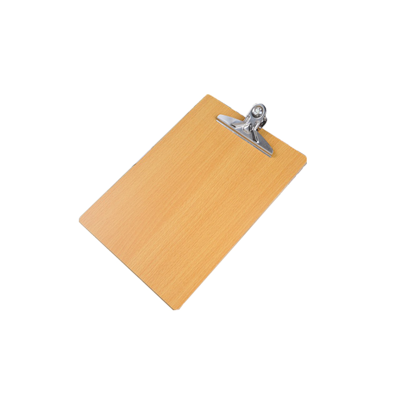 Suppliers Stationery Clip Wooden Writing board Presentation Folder school office China Promotional clipboard