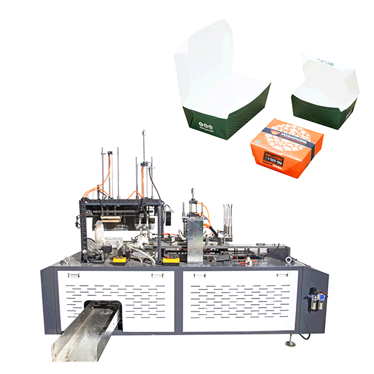 CHJ-D6C Good Feedback Automatic 6 corners paper lunch box lid forming machine for sale