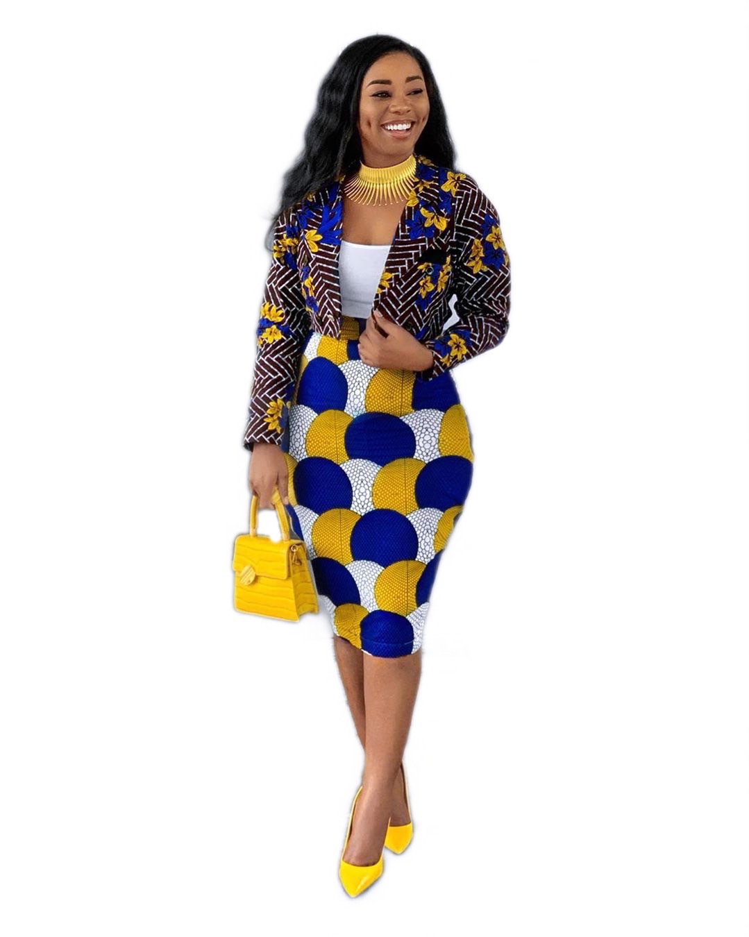 Yibaoli Hot sale 2021 new design skirt and jacket set african two piece sets traditional african women dresses