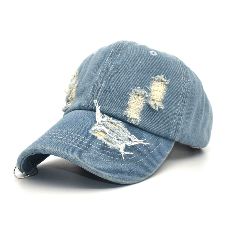 Baseball Hats New Stylish Baseball Blue Denim Jean hats Designable Professional Designers Baseball Hats