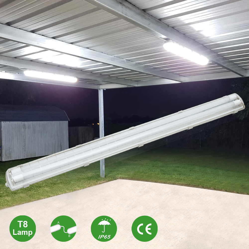 Eslas Low Price Custom Tri-proof LED T8 Tube IP65 Waterproof Lighting Fixture LED Fixtures Outdoors