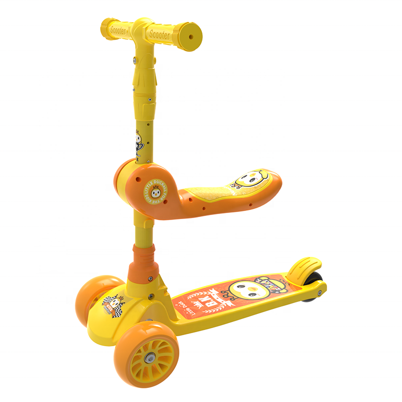 3 in 1 Plastic Mini Tricycle Kids Balance Bike Slide Kick Scooter For Baby