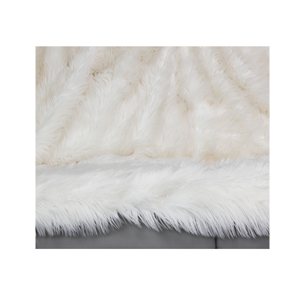 Hot Sale Thick Plush Faux Fur Throw Blanket For Bed And Sofa